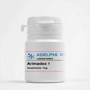 Adelphi Research Arimidex 1mg tablets in labeled packaging