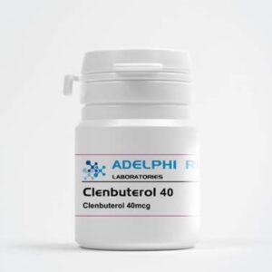 Adelphi Research Clenbuterol 40mcg tablets in branded packaging