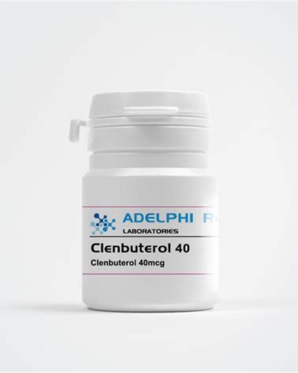 Adelphi Research Clenbuterol 40mcg tablets in branded packaging