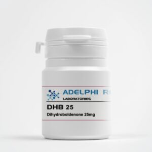 DHB 25mg by Adelphi Research – oral anabolic steroid for lean muscle growth and strength.