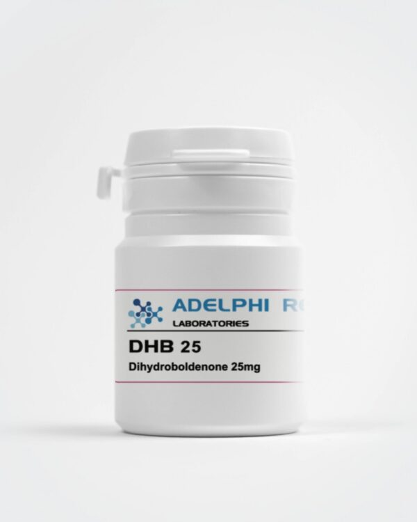 DHB 25mg by Adelphi Research – oral anabolic steroid for lean muscle growth and strength.