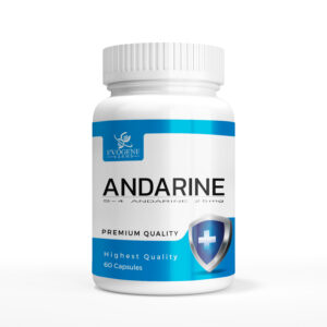 Evogene SARMs S-4 (Andarine) 10mg capsule bottle on white background