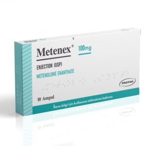 Metenex Metenolone Enanthate 100 mg/mL vial by Proton Pharma, front-facing view