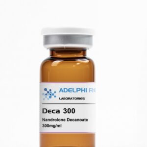 Adelphi Research Deca 300 injectable vial with Nandrolone Decanoate label