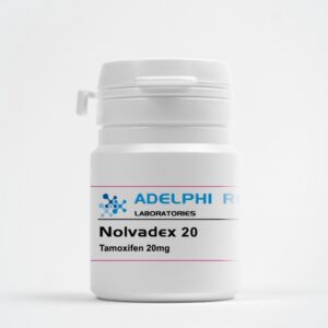 Adelphi Research Nolvadex 20mg tablets in labeled packaging