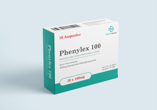 Phenylate 100 mg Nandrolone Phenylpropionate injectable solution by Novotex Pharma, 10 mL vial front view