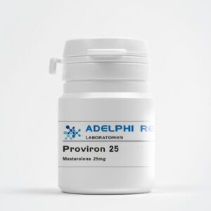 Adelphi Research Proviron 25mg tablets in labeled packaging