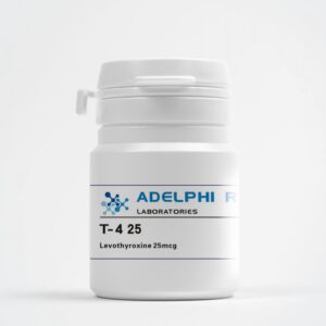 Adelphi Research T4 25mcg tablets in branded packaging