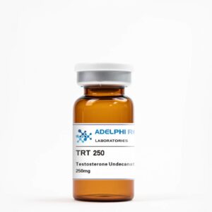 Testosterone TRT Undecanoate 250mg/mL by Adelphi Research – long-acting injectable testosterone for hormone replacement therapy.