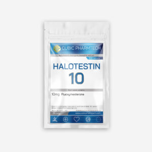 Cubic Pharmtech Halotestin 10mg tablets bottle, 100 tablets oral androgenic steroid for medical use