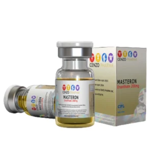 Cenzo Pharma Masteron Enanthate 200mg/mL vial with product label and packaging.