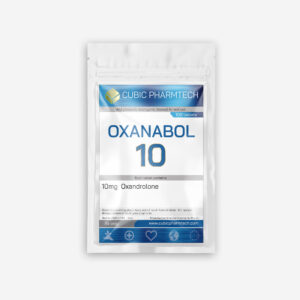 Cubic Pharmtech Oxanabol 10mg tablets bottle, 100 tablets oral anabolic steroid for medical use