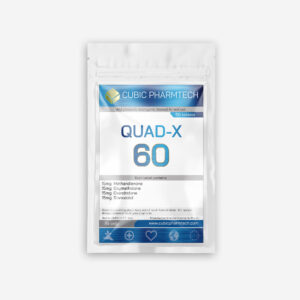 Cubic Pharmtech Quad 60mg tablets bottle, 50 tablets oral anabolic steroid blend for medical use