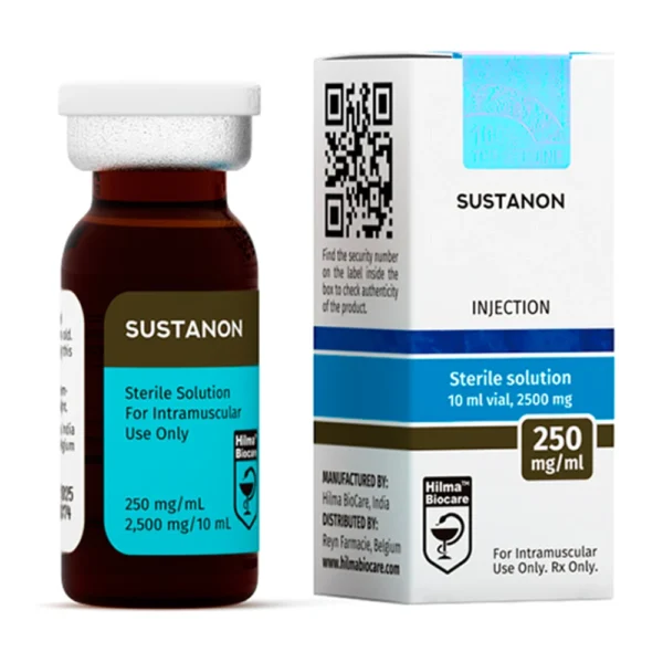 Hilma Biocare Sustanon 250mg vial, testosterone blend injection for hormone replacement therapy