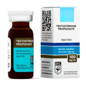 Hilma Biocare Testosterone Propionate 100mg/mL vial, fast-acting injectable testosterone for medical use