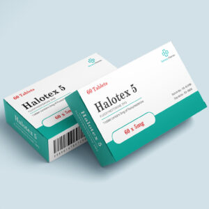 Halotex 5 fluoxymesterone 5 mg tablets blister-packed by Novotex Pharma for lab and analytical use