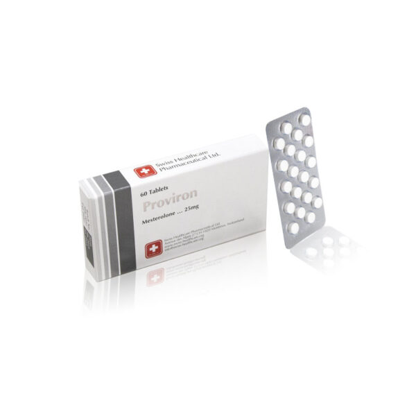 Proviron 25 mg tablets by Swiss Healthcare – Mesterolone-based androgen for research use