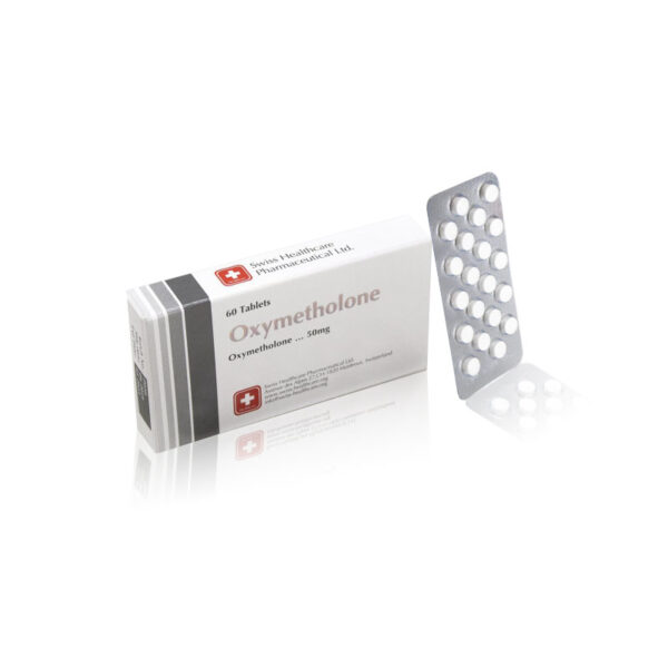 Oxymetholone 50 mg tablets by Swiss Healthcare – high-potency oral anabolic for research use