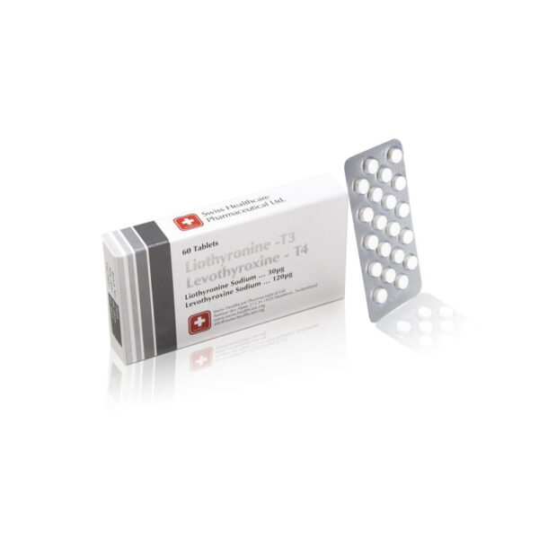 T3/T4 thyroid hormone mix tablets by Swiss Healthcare – research-grade oral thyroid support