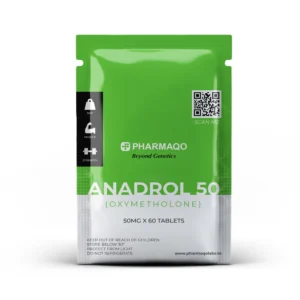 PharmaQo Anadrol 50 pouch with 60 tablets – 50 mg Oxymetholone oral tablets for research use