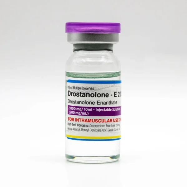 PharmaQo Drostanolone E 200 multidose 10 mL vial – 200 mg/mL Drostanolone Enanthate injectable for research use