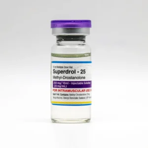 PharmaQo Superdrol 25 multidose 10 mL vial – 25 mg/mL Methyldrostanolone for research use
