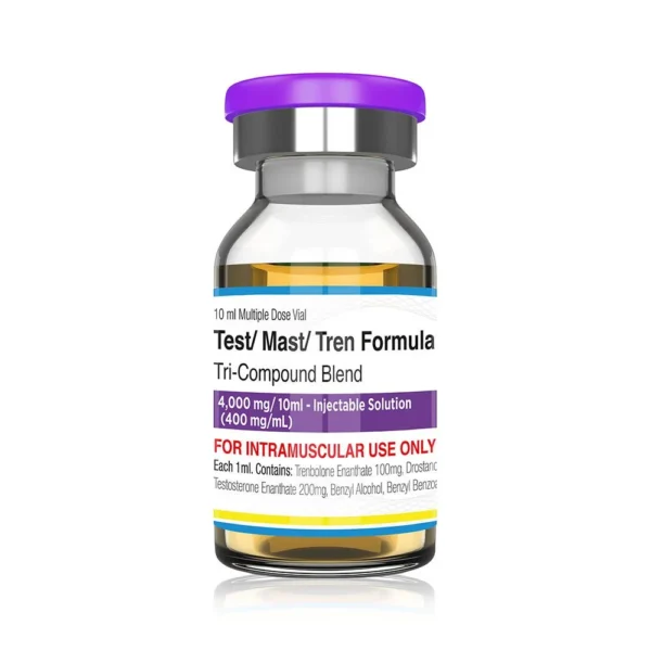 PharmaQo Test / Mast / Tren Formula 400 multidose 10 mL vial – 400 mg/mL anabolic blend for research use