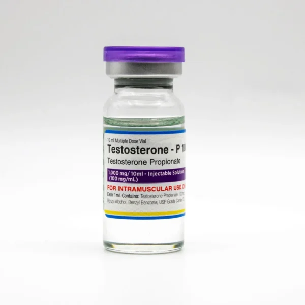 PharmaQo Testosterone P 100 multidose 10 mL vial – 100 mg/mL Testosterone Propionate for clinical use