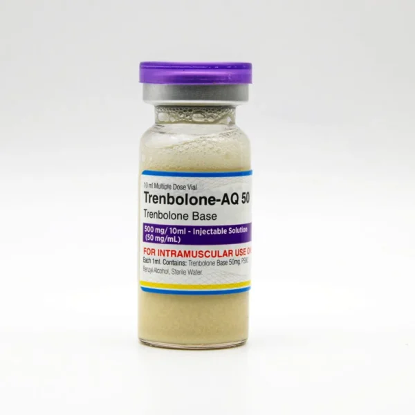 PharmaQo Trenbolone AQ 50 multidose 10 mL vial – 50 mg/mL Trenbolone Acetate aqueous injectable for research use