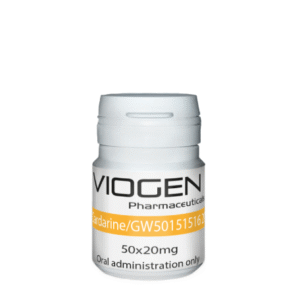 Cardarine (GW501516) 20 mg tablets – Viogen Pharmaceuticals – 50-count for analytical use