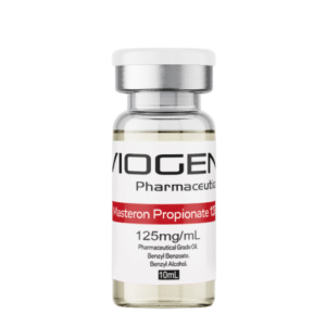 Drostanolone Propionate 125 mg/mL injectable vial by Viogen Pharmaceuticals – 10 mL for analytical use