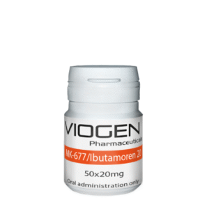 MK-677 Ibutamoren 20 mg tablets by Viogen Pharmaceuticals – 50 tablets for analytical use