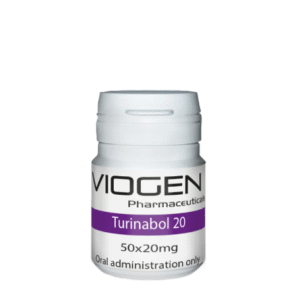 Viogen Turinabol 20 mg tablets – 50 tablets per tub for laboratory and analytical use